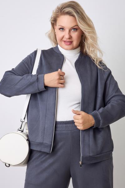 Жакет Незнакомка 10.8487.2906 трикотаж замша