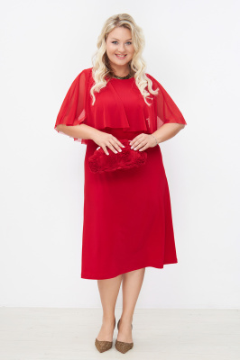 Платье Незнакомка 00.1007.2109 масло ((58) 164-116-124, красный)