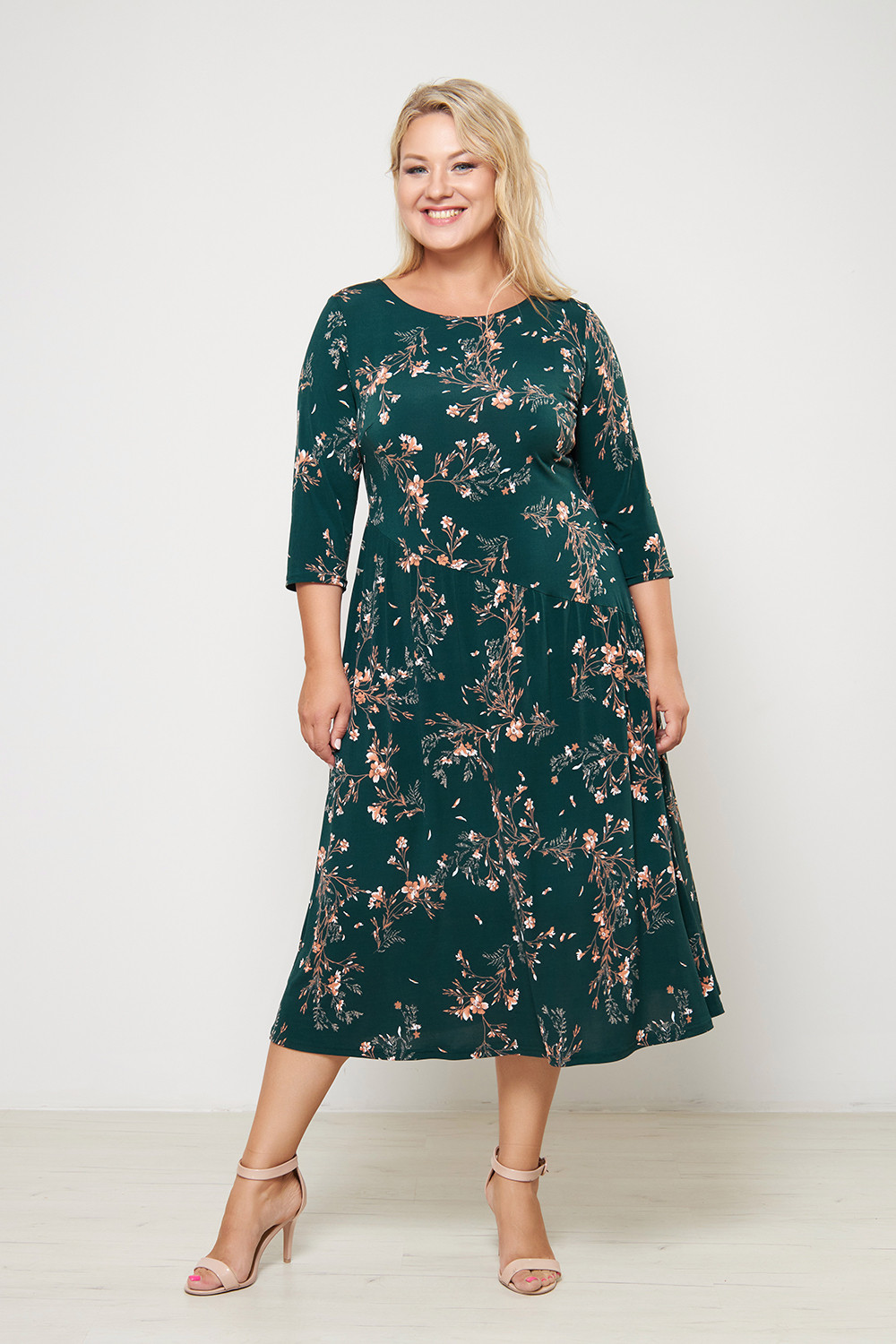 Платье Незнакомка 00.2195.2336 масло"цветы"