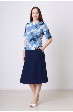 Блузка Незнакомка 01.9477.2796 слаб"цветы"