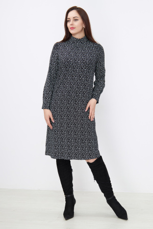 Платье Незнакомка 00.4134.2741 вискоза ((44) 164-88-96, черно-белый)