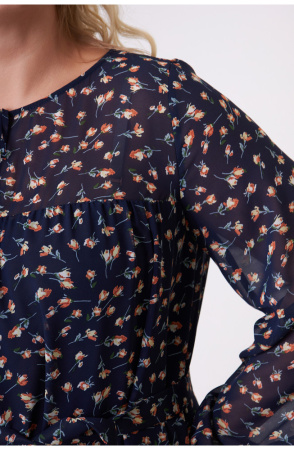 Платье Незнакомка 00.7510.2812 шифон ((44) 164-88-96, синий)