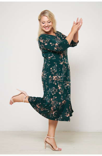 Платье Незнакомка 00.2195.2336 масло"цветы"