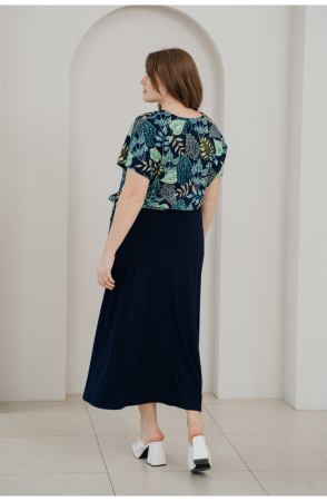 Юбка Незнакомка 04.1007.556.09 масло ((58) 164-116-124, темно-синий)