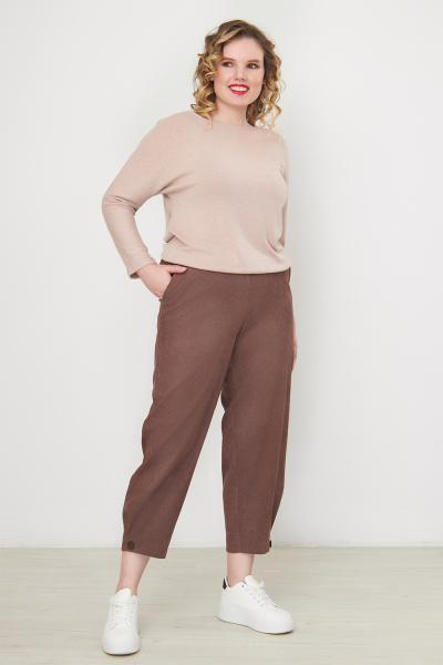 Брюки Незнакомка 05.9424.2828 вельвет ((44) 164-88-96, светло-коричн.)