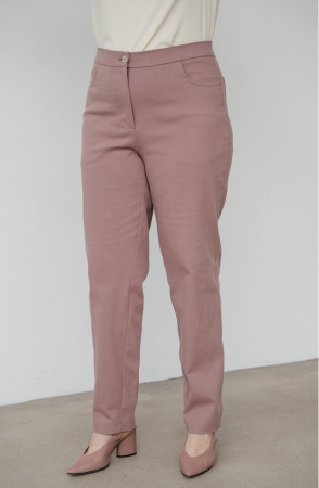 Брюки Незнакомка 05.9410.2695 хлопок костюмный ((56) 170-112-120, грязно-розовый)