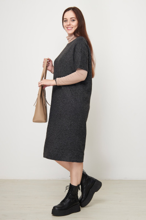 Сарафан Незнакомка 06.8431.2097 трикотаж меланж ((44) 164-88-96, черный)