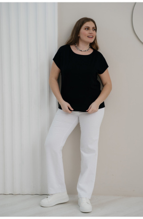 Блузка Незнакомка 03.3012.2154 вискоза ((54) 164-108-116, черный)