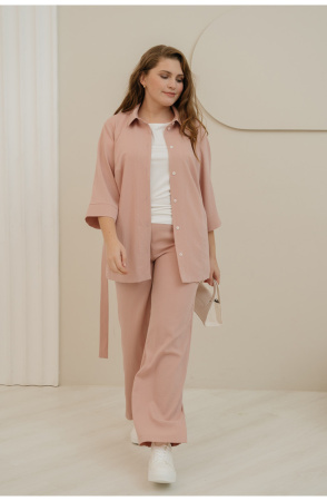 Брюки Незнакомка 05.9408.2683 ткань костюмная ((50) 164-100-108, розовый)