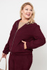 Жакет женский Незнакомка 10.9506.2818 вельвет ((46) 164-92-100, винный)
