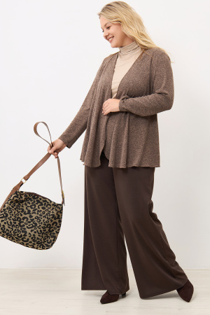 Жакет Незнакомка 10.8612.1965 вязанка кашемир ((54) 164-108-116, темно-бежевый)