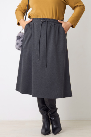Юбка Незнакомка 04.5023.2674 вискоза меланж ((44) 164-88-96, темно-серый)