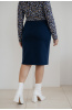Юбка женская Незнакомка 04.5021.1158 вискоза ((48) 164-96-104, темно-синий)