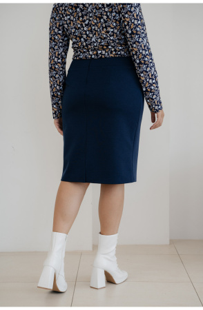 Юбка женская Незнакомка 04.5021.1158 вискоза ((48) 164-96-104, темно-синий)
