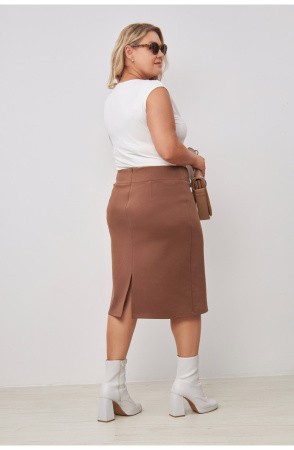 Юбка женская Незнакомка 04.5021.1158 вискоза ((48) 164-96-104, кофе с молоком)