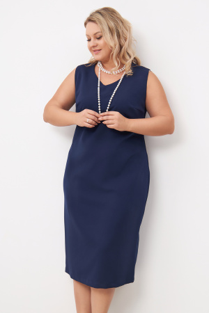 Платье Незнакомка 00.9280.2861 ткань косюмная ((50) 164-100-108, темно-синий)