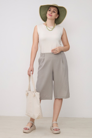 Блузка Незнакомка 08.3012.800 топ вискоза ((50) 164-100-112, бело-беж)