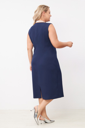Платье Незнакомка 00.9280.2861 ткань косюмная ((50) 164-100-108, темно-синий)