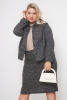 Жакет Незнакомка 10.8431.2841 трикотаж меланж ((44) 164-88-96, темно-серый)