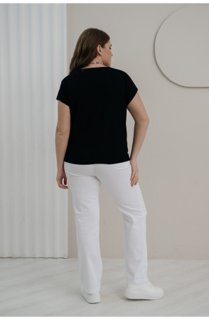 Блузка Незнакомка 03.3012.2154 вискоза ((54) 164-108-116, черный)