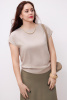 Блузка Незнакомка 03.9499.2154 ткань плательная слаб ((44) 164-88-96, серо-бежевый)