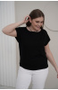 Блузка Незнакомка 03.3012.2154 вискоза ((54) 164-108-116, черный)