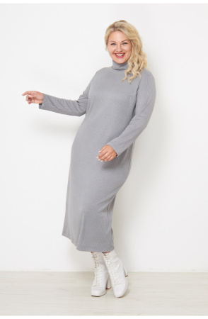 Платье Незнакомка 00.8656.2619 вязанка лапша ((56) 164-112-120, серый)