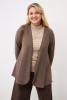 Жакет Незнакомка 10.8612.1965 вязанка кашемир ((54) 164-108-116, темно-бежевый)