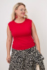 Блузка Незнакомка 08.3012.800 топ вискоза ((56) 164-112-120, красный)