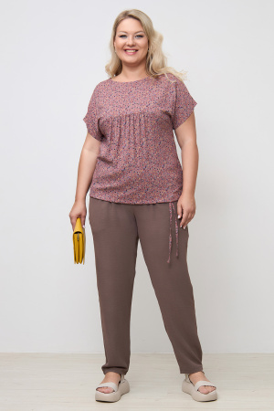 Блузка Незнакомка 03.9463.1063 штапель ((44) 164-88-96, грязно-розовый)