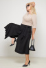 Юбка-брюки Незнакомка 05.9454.2810 креп костюмный ((44) 164-88-96, черный)