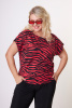 Блузка Незнакомка 03.4141.2154 вискоза зебра