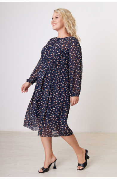 Платье Незнакомка 00.7510.2812 шифон ((44) 164-88-96, синий)