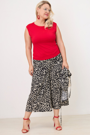 Блузка Незнакомка 08.3012.800 топ вискоза ((56) 164-112-120, красный)