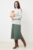Юбка-брюки Незнакомка 05.5021.2630 вискоза ((52) 164-104-112, серо-зеленый)