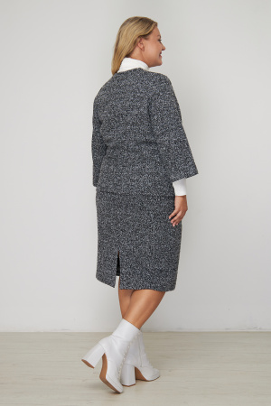 Жакет женский Незнакомка 10.8452.669 трикотаж"букле" ((44) 164-88-96, черно-белый)