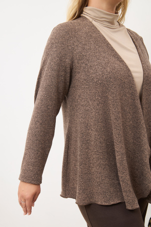 Жакет Незнакомка 10.8612.1965 вязанка кашемир ((54) 164-108-116, темно-бежевый)