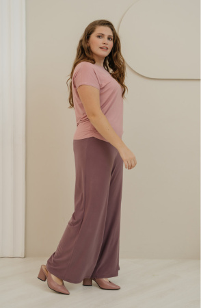 Брюки женские Незнакомка 05.1007.149 масло ((48) 170-96-104, серо-сливовый)