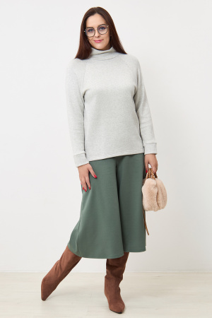 Юбка-брюки Незнакомка 05.5021.2630 вискоза ((52) 164-104-112, серо-зеленый)