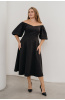Платье Незнакомка 00.9280.2745 ткань костюмная ((48) 164-96-104, черный)