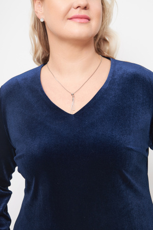 Платье Незнакомка 00.8490.2875.07 бархат ((44) 164-88-96, темно-синий)