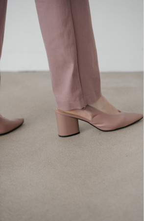 Брюки Незнакомка 05.9410.2695 хлопок костюмный ((56) 170-112-120, грязно-розовый)