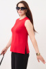 Блузка-топ Незнакомка 08.3012.1791 вискоза ((44) 164-88-96, красный)