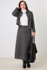 Юбка Незнакомка 04.8431.556.09 трикотаж меланж ((44) 164-88-96, темно-серый)