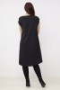 Платье Незнакомка 00.5021.2543 вискоза ((52) 164-104-112, черный)