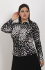 Блузка Незнакомка 01.2175.1780 масло ((48) 164-96-104, черно-белый)