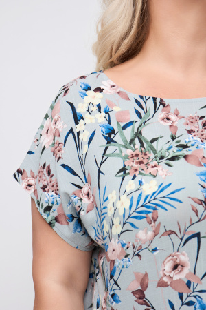 Блузка Незнакомка 03.9479.2154 слаб ((54) 164-108-116, серо-зеленый)