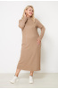 Платье Незнакомка 00.8656.2619 вязанка лапша ((44) 164-88-96, кофе с молоком)