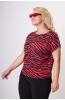 Блузка Незнакомка 03.4141.2154 вискоза зебра