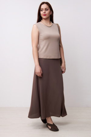 Юбка Незнакомка 04.9497.556.09 ткань ((44) 164-88-96, коричневый)